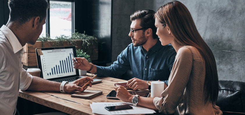 coworkers in an agency